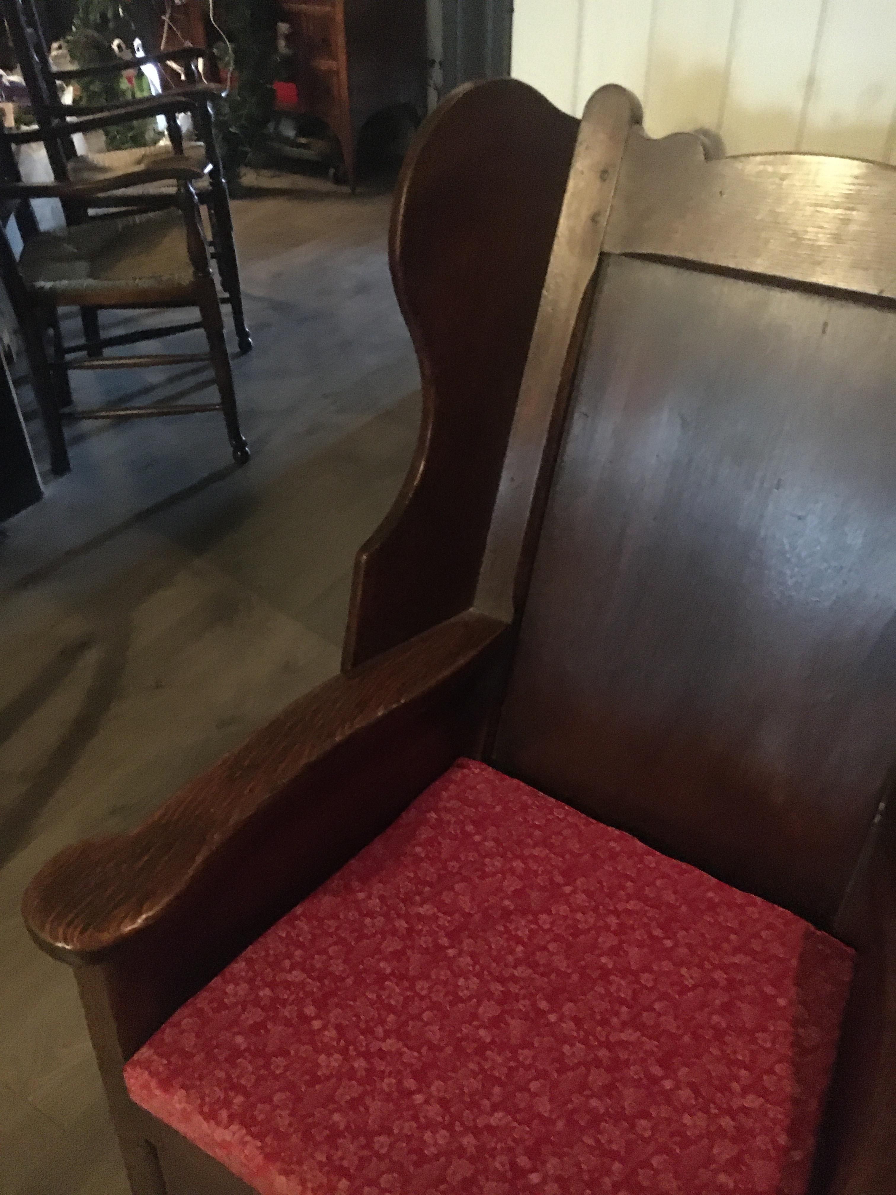 Chaise en agneau du 18ème siècle, superbe couleur et patine, belle pièce d'appoint Bon état - En vente à Buchanan, MI