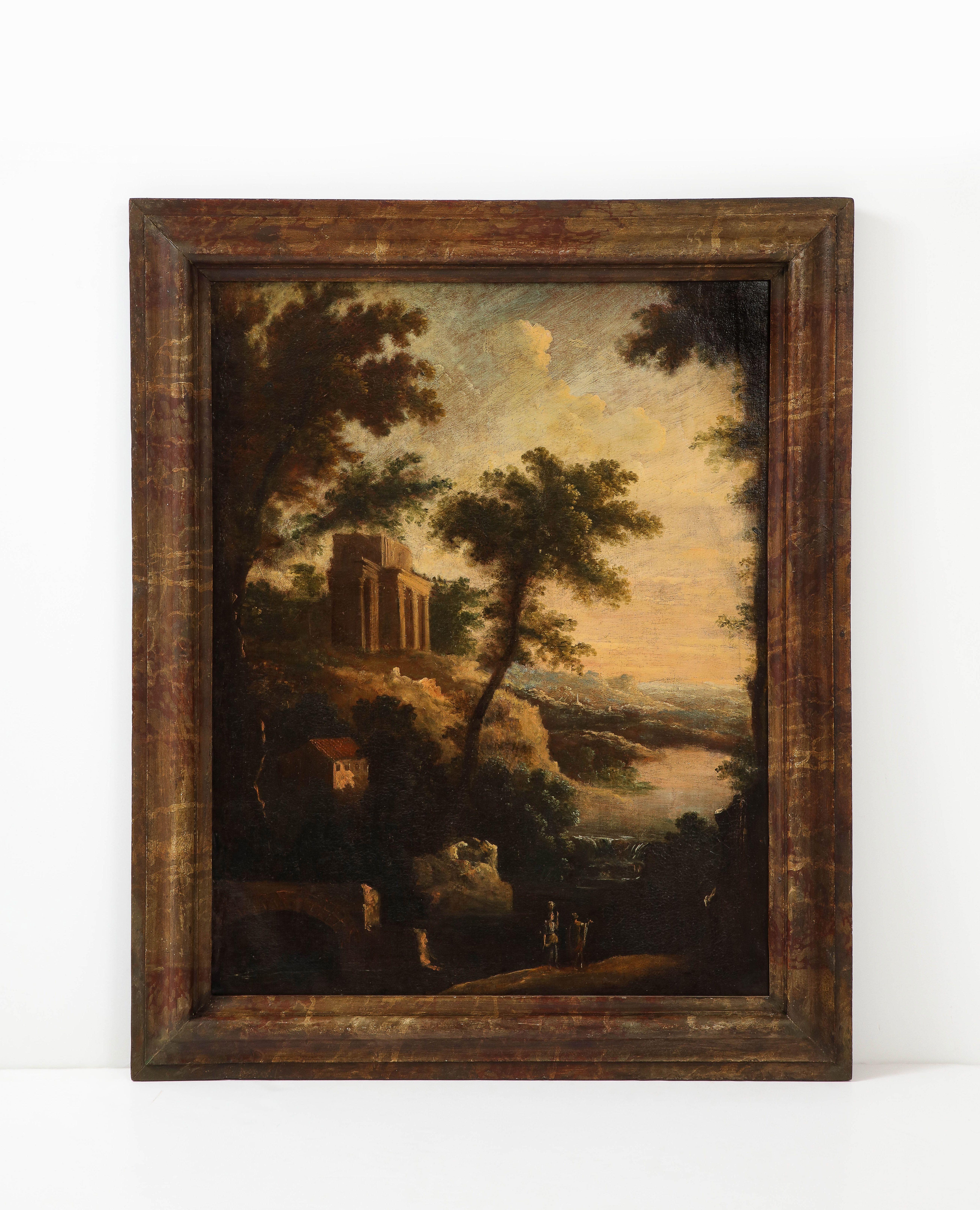 18th Century An 18th-Century Landscape Painting