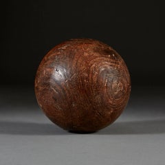 18th Century Lignum Vitae Sphere