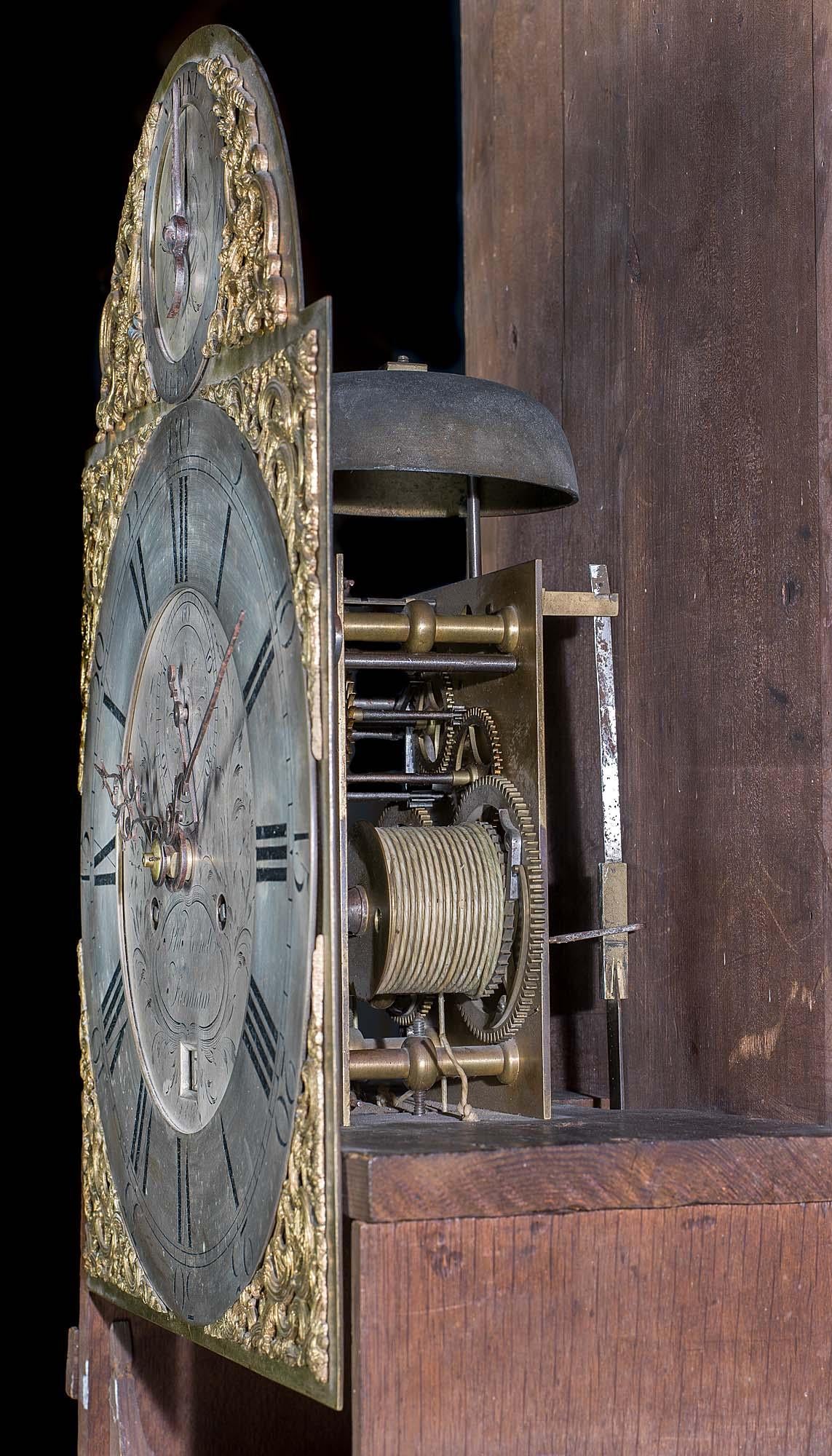 18th Century Longcase Clock with Chinoiserie Lacquer In Fair Condition In London, GB