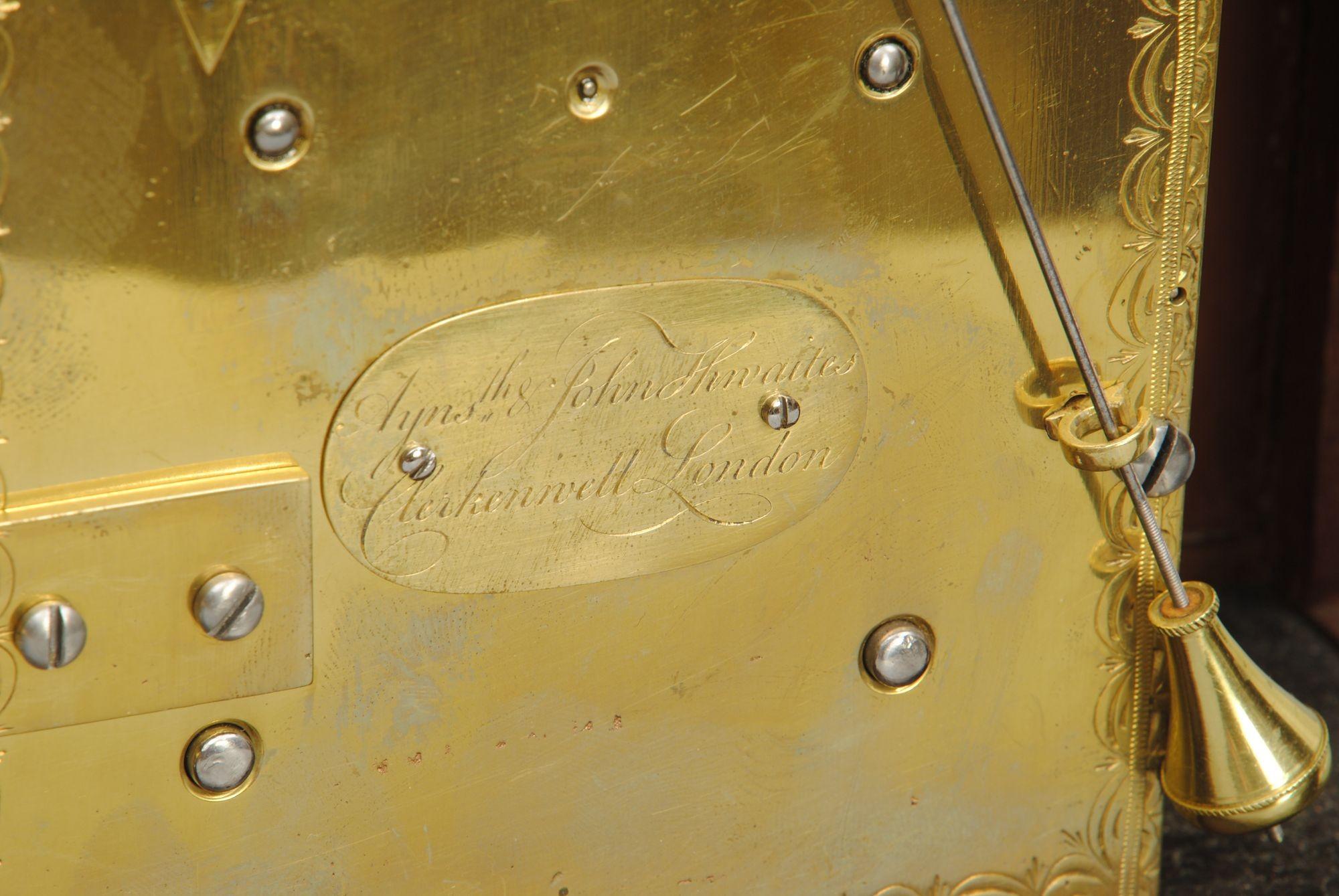 18th Century Mahogany Verge Bracket Clock For Sale 2