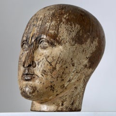 Tête de mannequin du 18e siècle