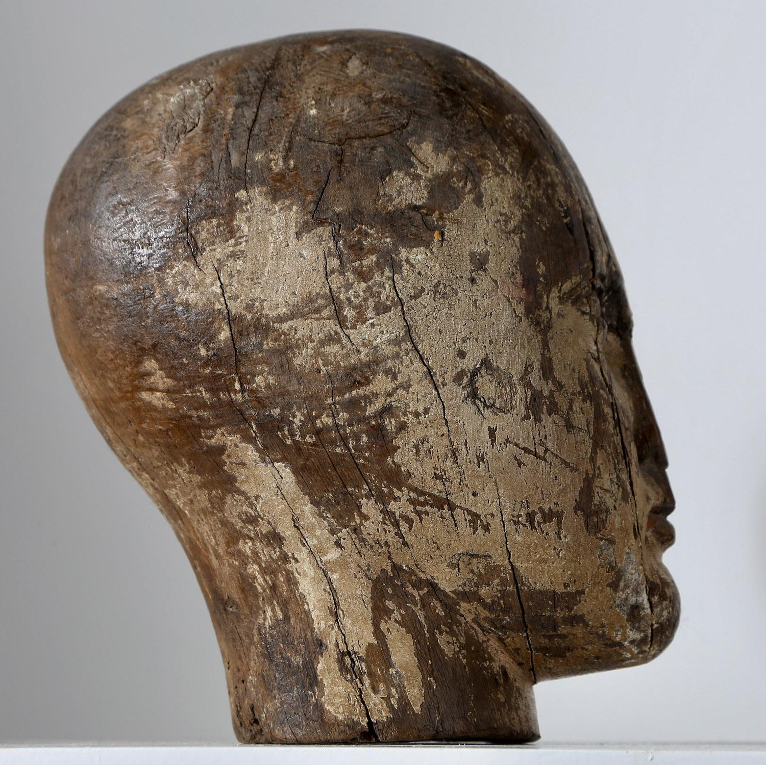 18th Century and Earlier 18th Century Mannequin Head