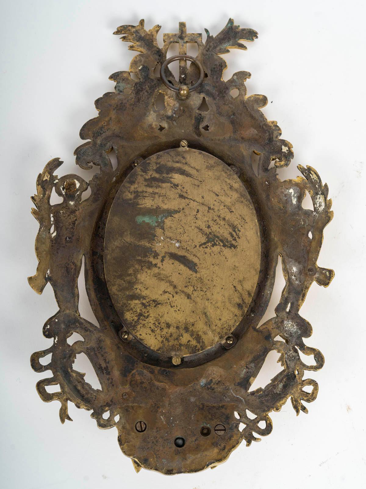 Estuche y marco de fotos de bronce dorado de mercurio del siglo XVIII. siglo XVIII y antes en venta