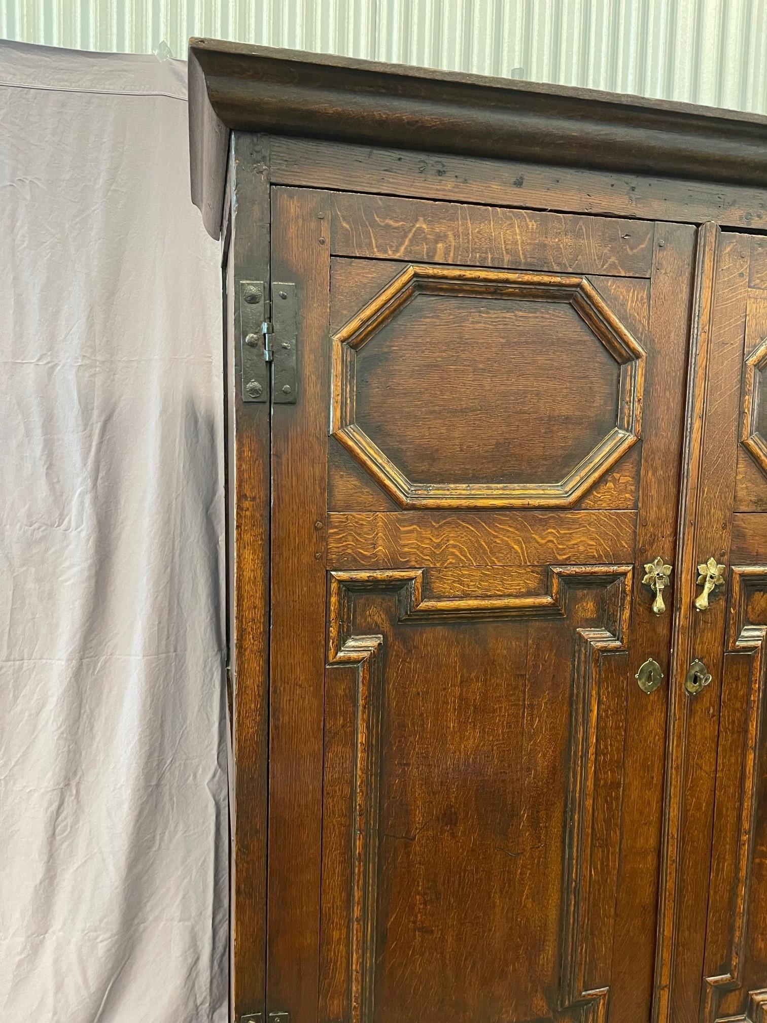 An 18th Century Oak Cupboard    For Sale 2