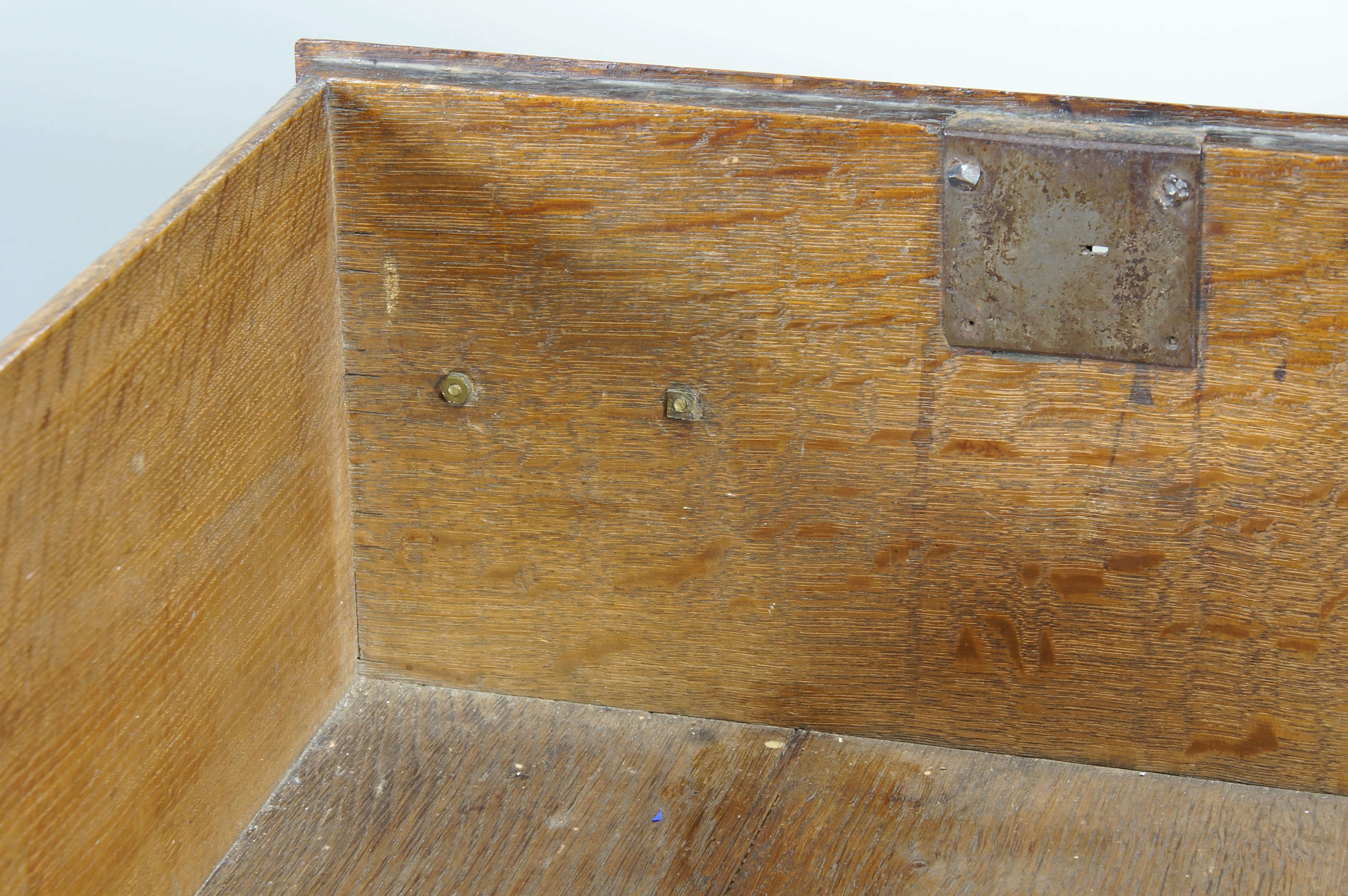 An 18th Century Oak Four Drawer Dresser Base. 1