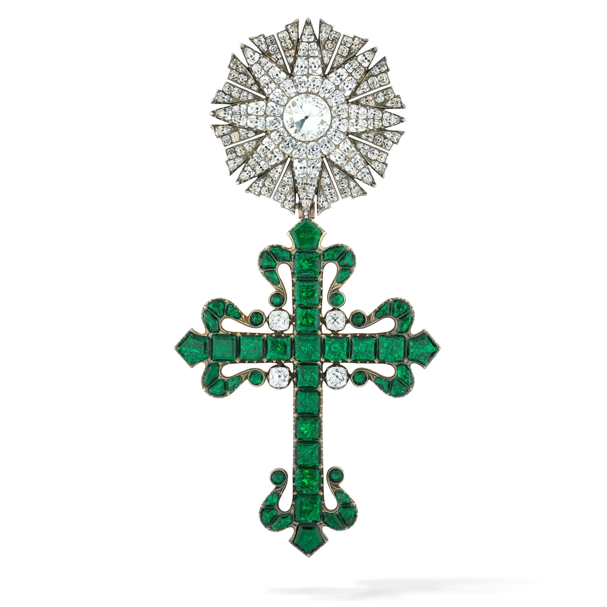 18. Jahrhundert Order of Aviz Portugiesisches Paste Cross im Zustand „Gut“ im Angebot in London, GB