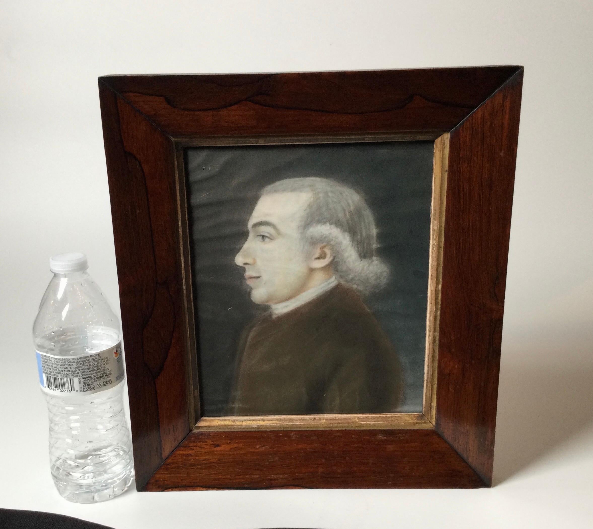 Pastellporträt eines Gentleman aus dem 18. Jahrhundert im Angebot 1