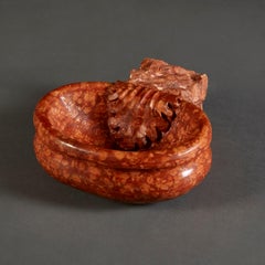 18th Century Red Marble Basin
