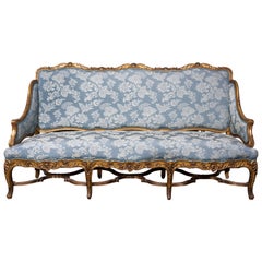 A 19th Century Serpentine Fronted Venetian Giltwood Divano