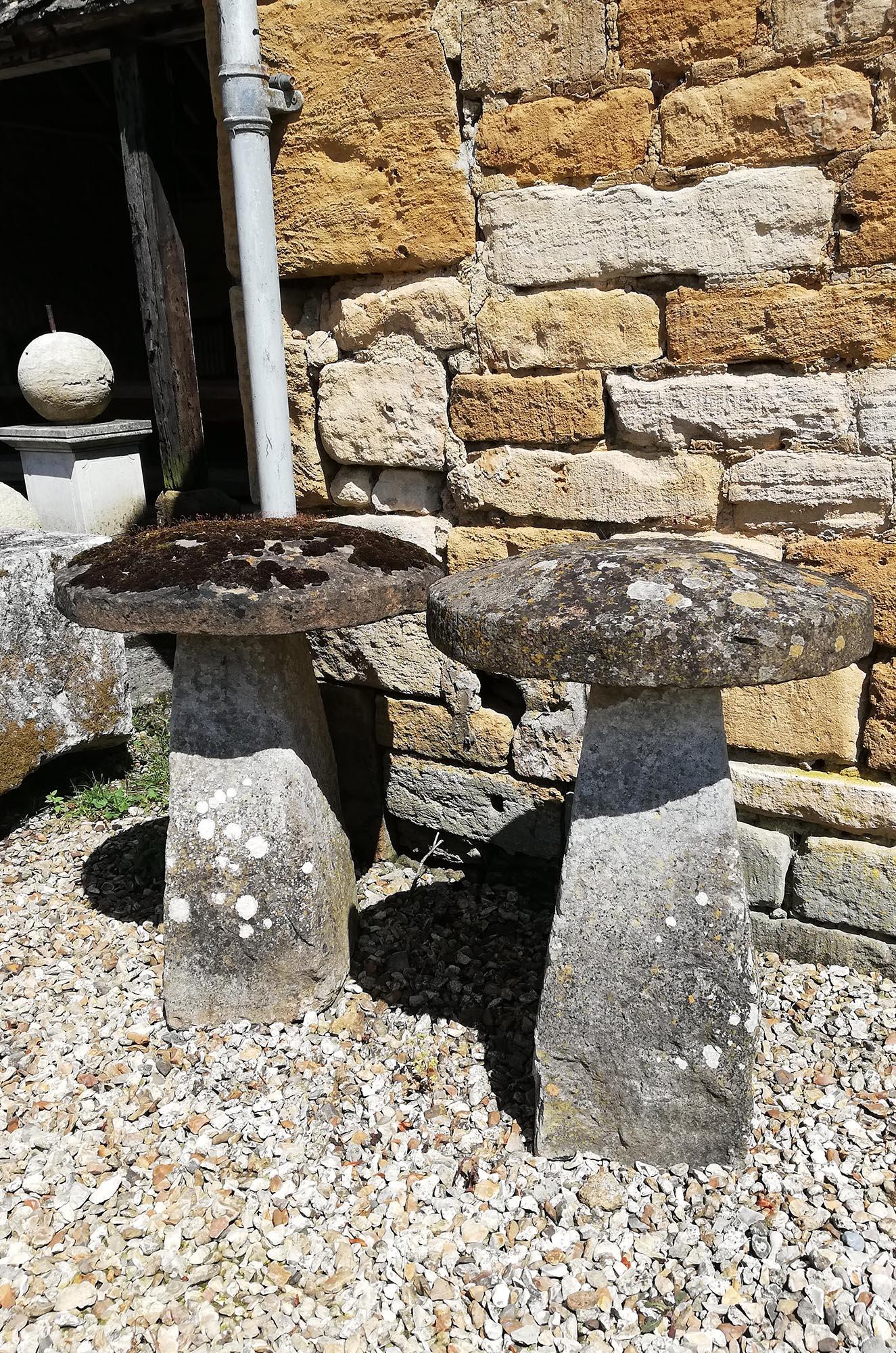 English 18th Century Stone Staddle Stone