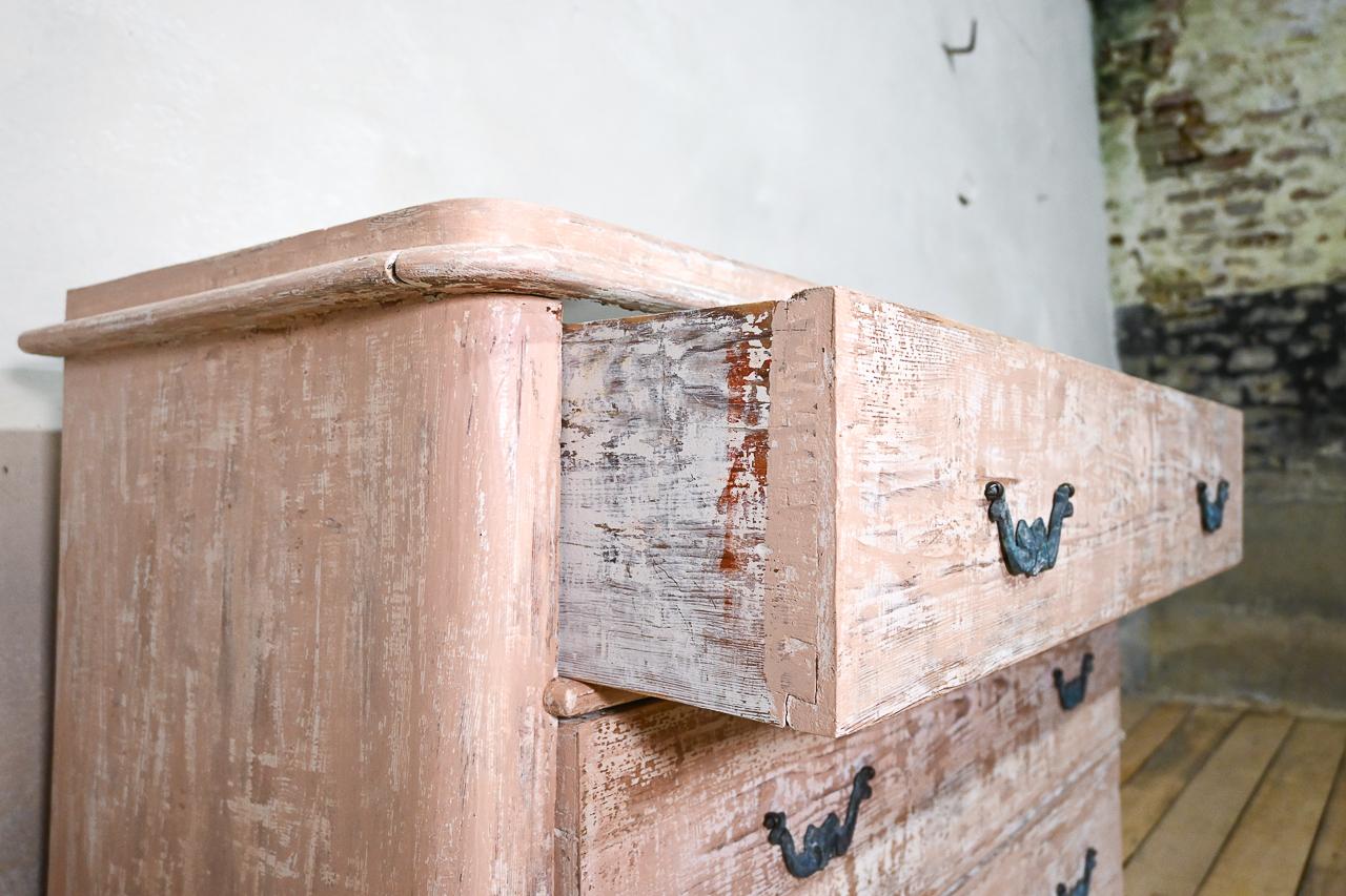 A 19th Century Swedish Painted Commode - Chest of Drawers   8