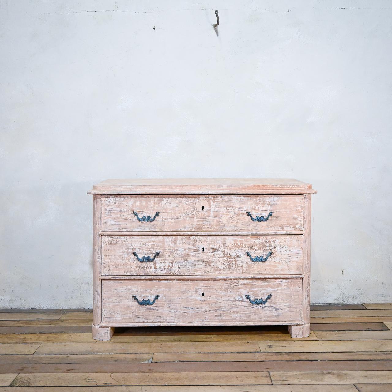 A 19th Century Swedish Painted Commode - Chest of Drawers   10