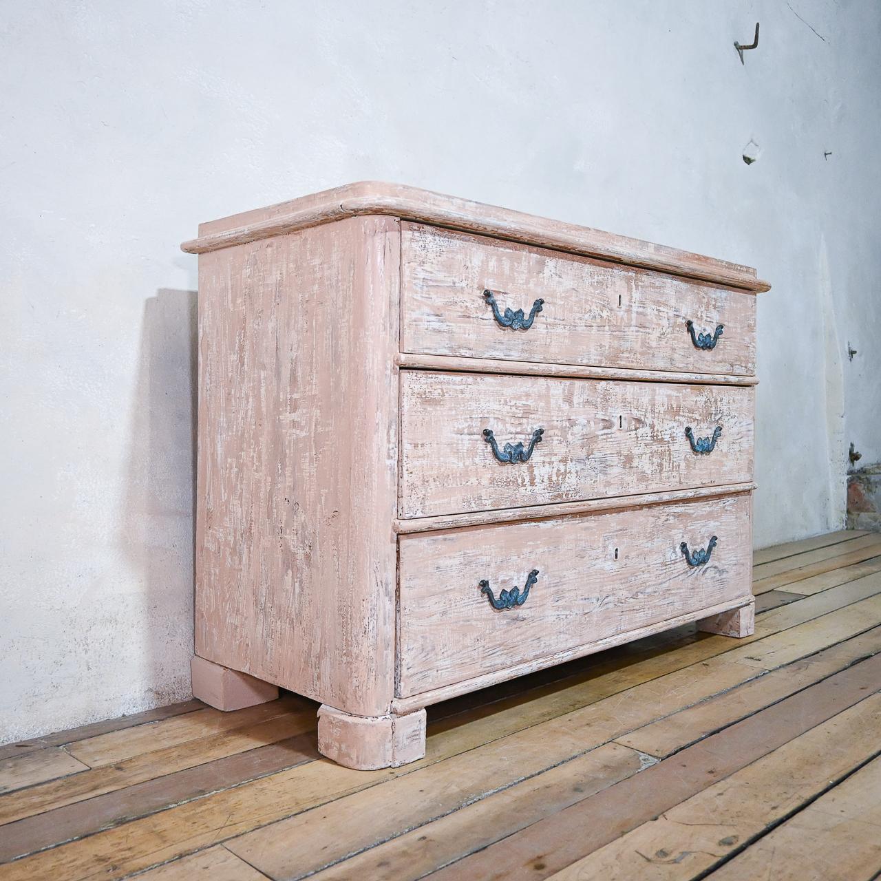 A 19th Century Swedish Painted Commode - Chest of Drawers   11