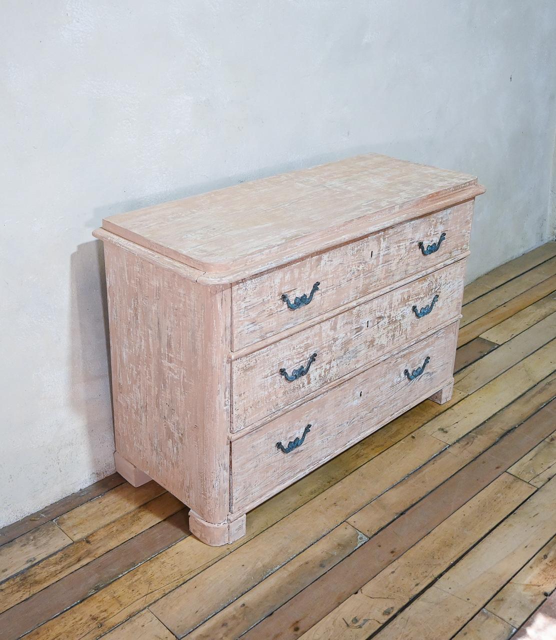 A 19th Century Swedish Painted Commode - Chest of Drawers   13