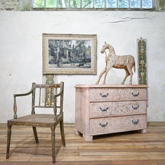 A 19th Century Swedish Painted Commode - Chest of Drawers