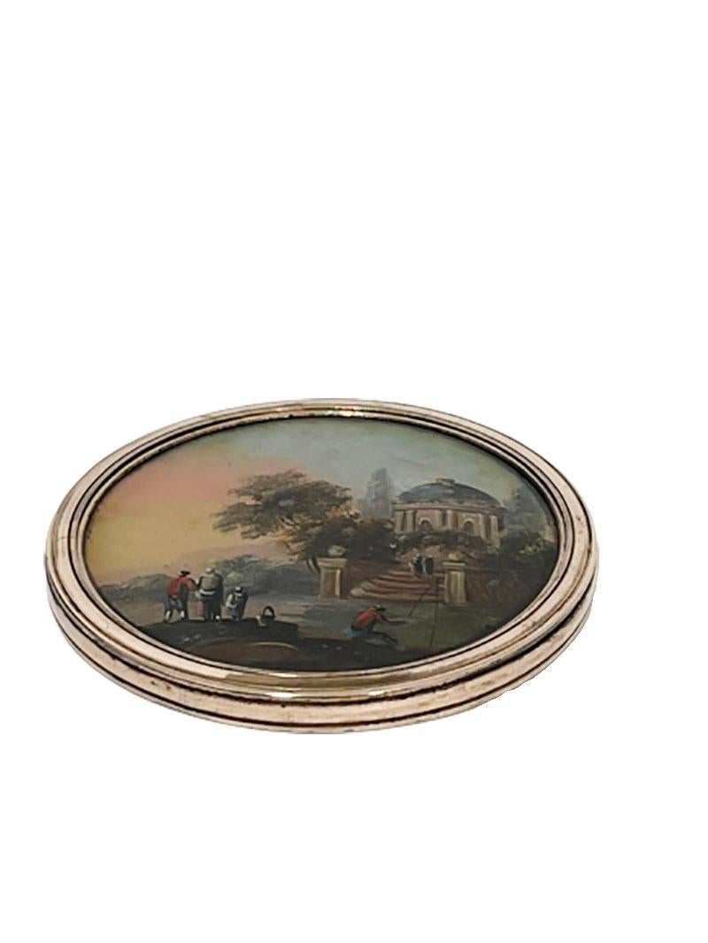 Peinture miniature du XVIIIe/début du XIXe siècle Bon état - En vente à Delft, NL