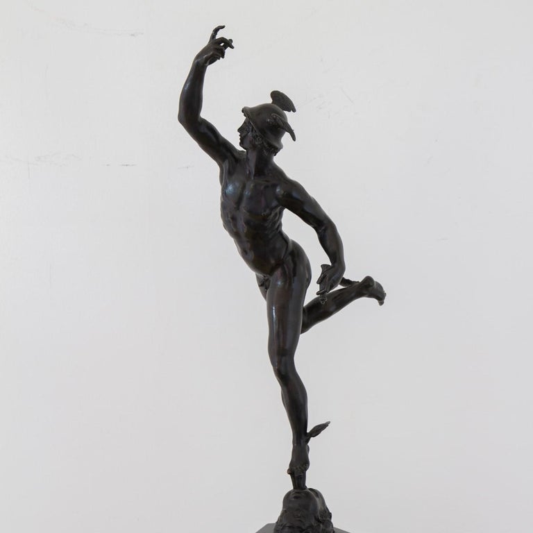 19th Century Grand Tour Bronze of Mercury For Sale 7