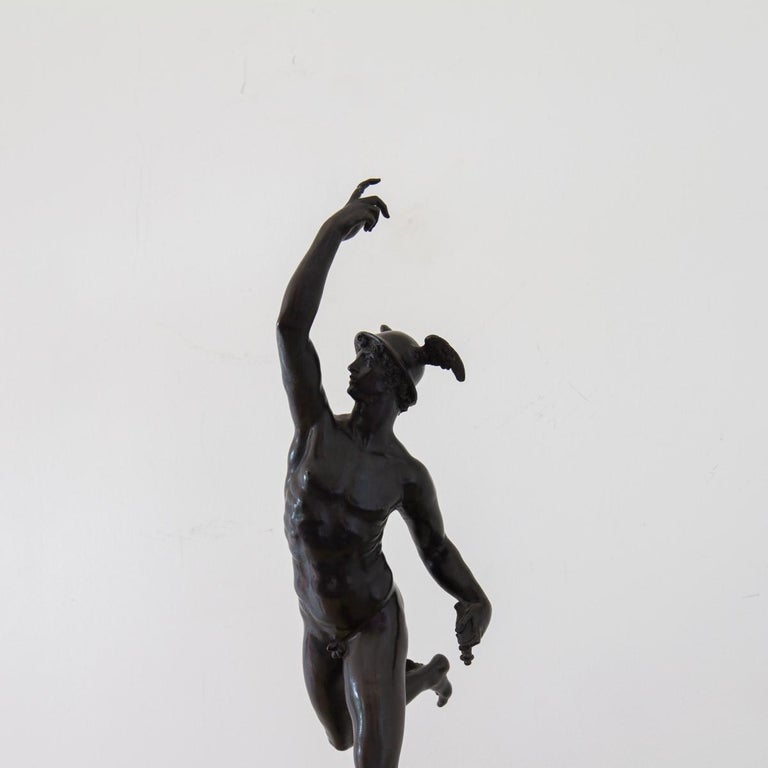 19th Century Grand Tour Bronze of Mercury For Sale 3