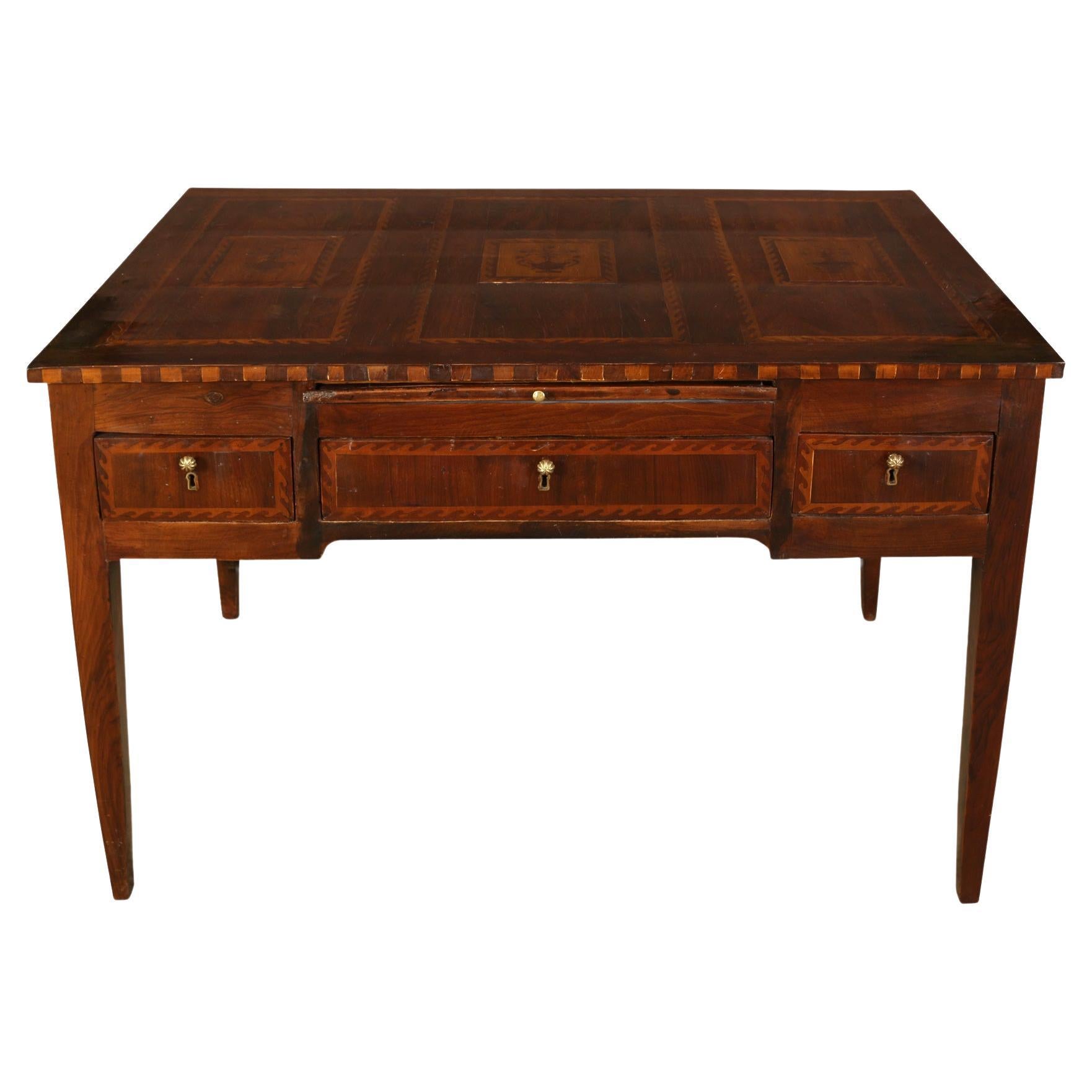 An 19th Century Italian Desk with Beautiful Detail