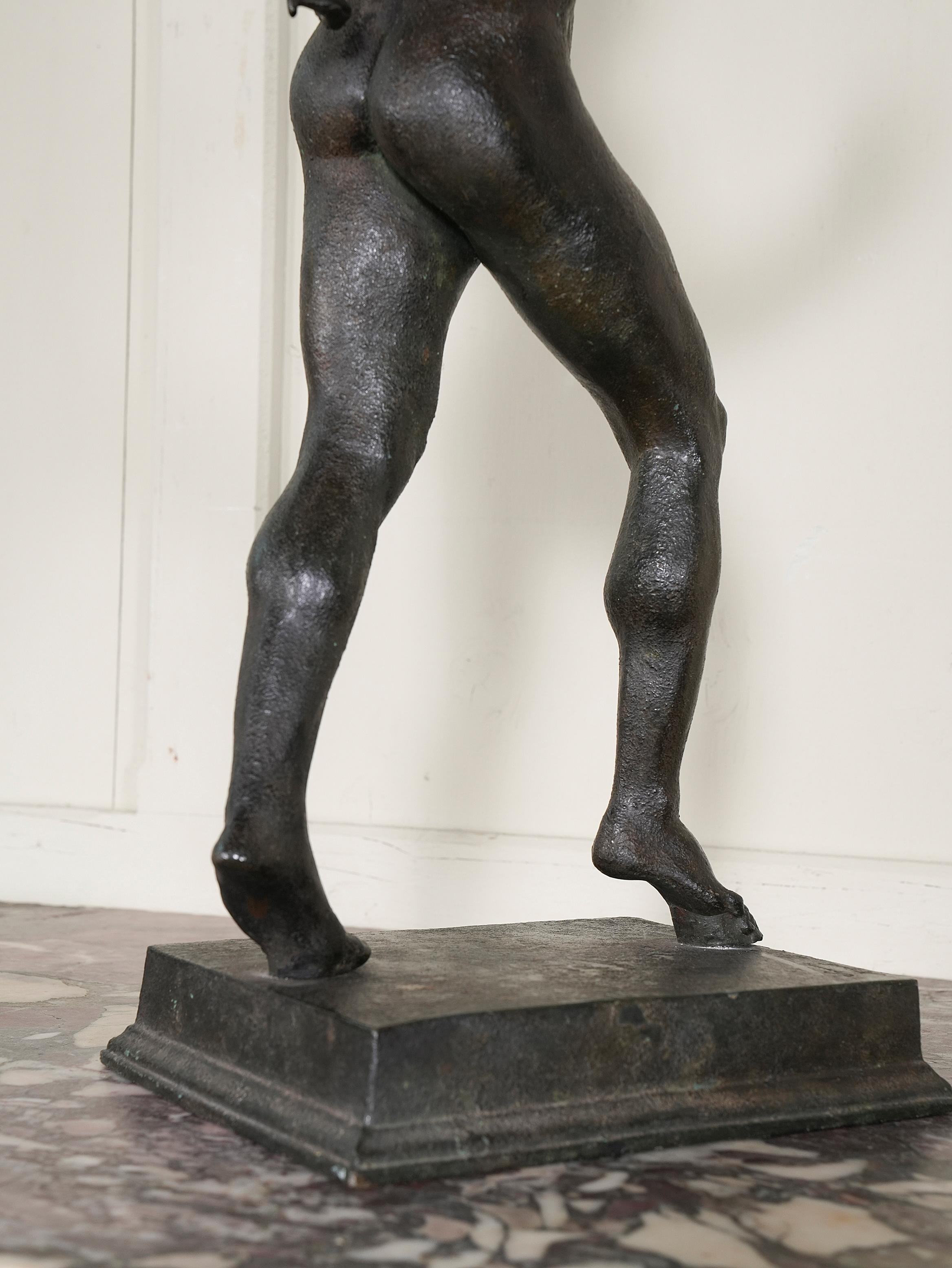 An 19th Century Neapolitan Dancing Faun by Sommer 1