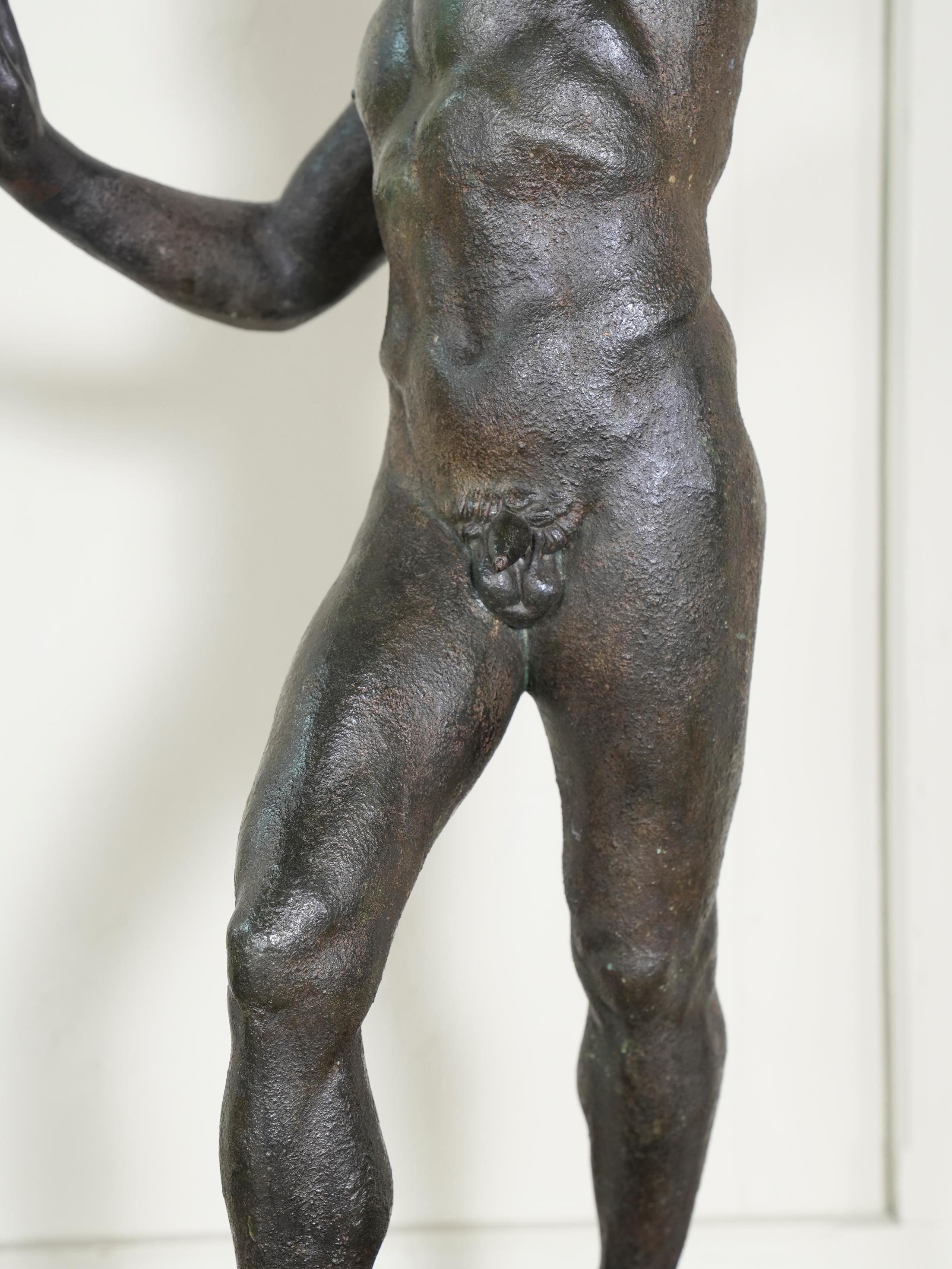 An 19th Century Neapolitan Dancing Faun by Sommer 3