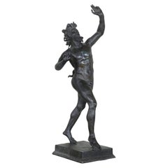 An 19th Century Neapolitan Dancing Faun by Sommer