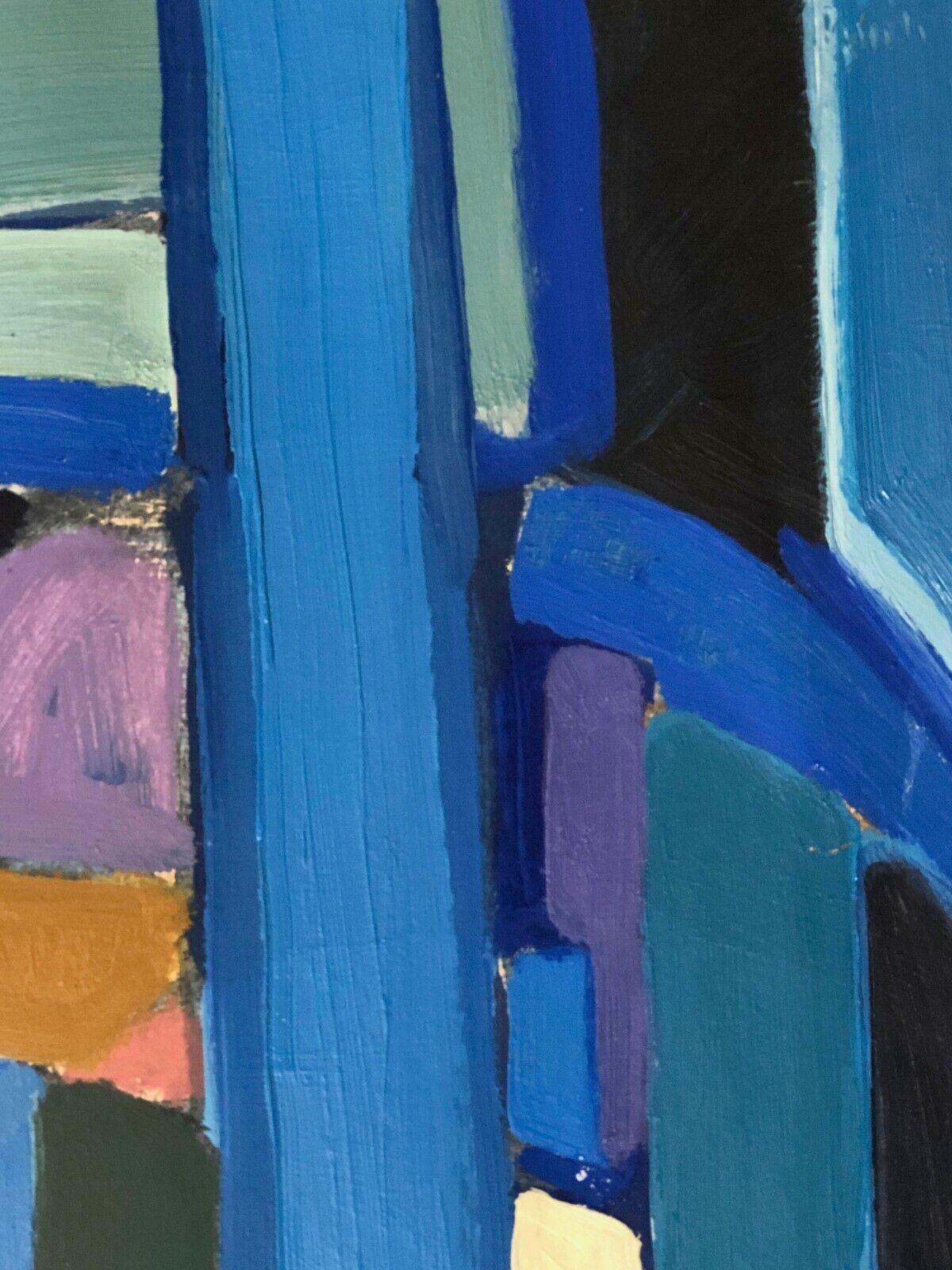 Une peinture abstraite d'expressionniste Night MODERN d'E. WHISLE, 1960 en vente 3