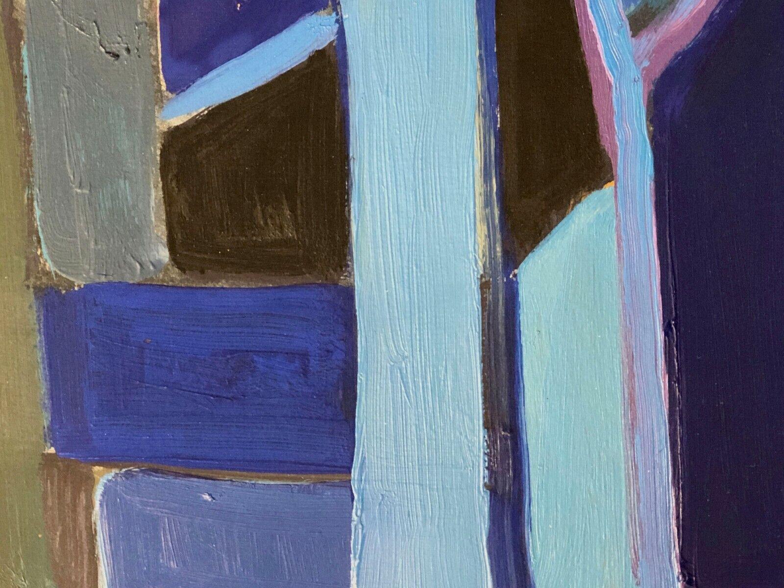 Bois Une peinture abstraite d'expressionniste Night MODERN d'E. WHISLE, 1960 en vente