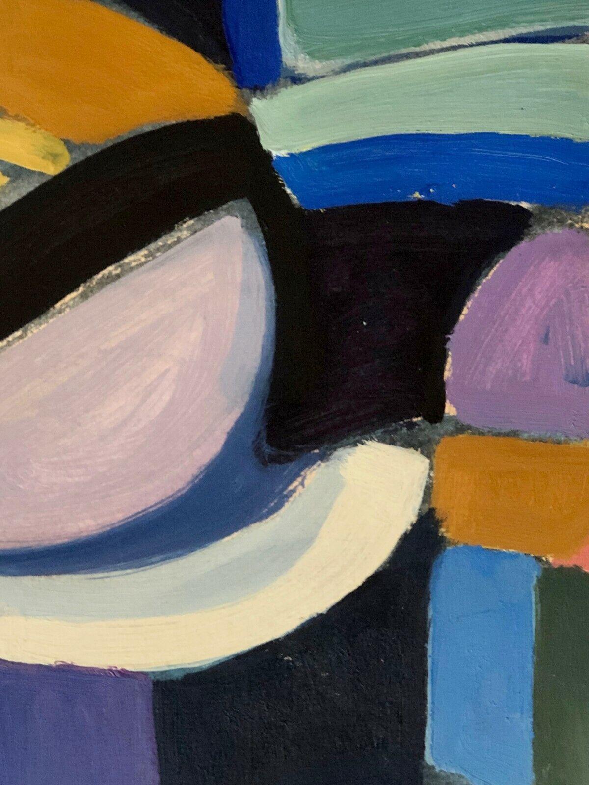 Une peinture abstraite d'expressionniste Night MODERN d'E. WHISLE, 1960 en vente 2