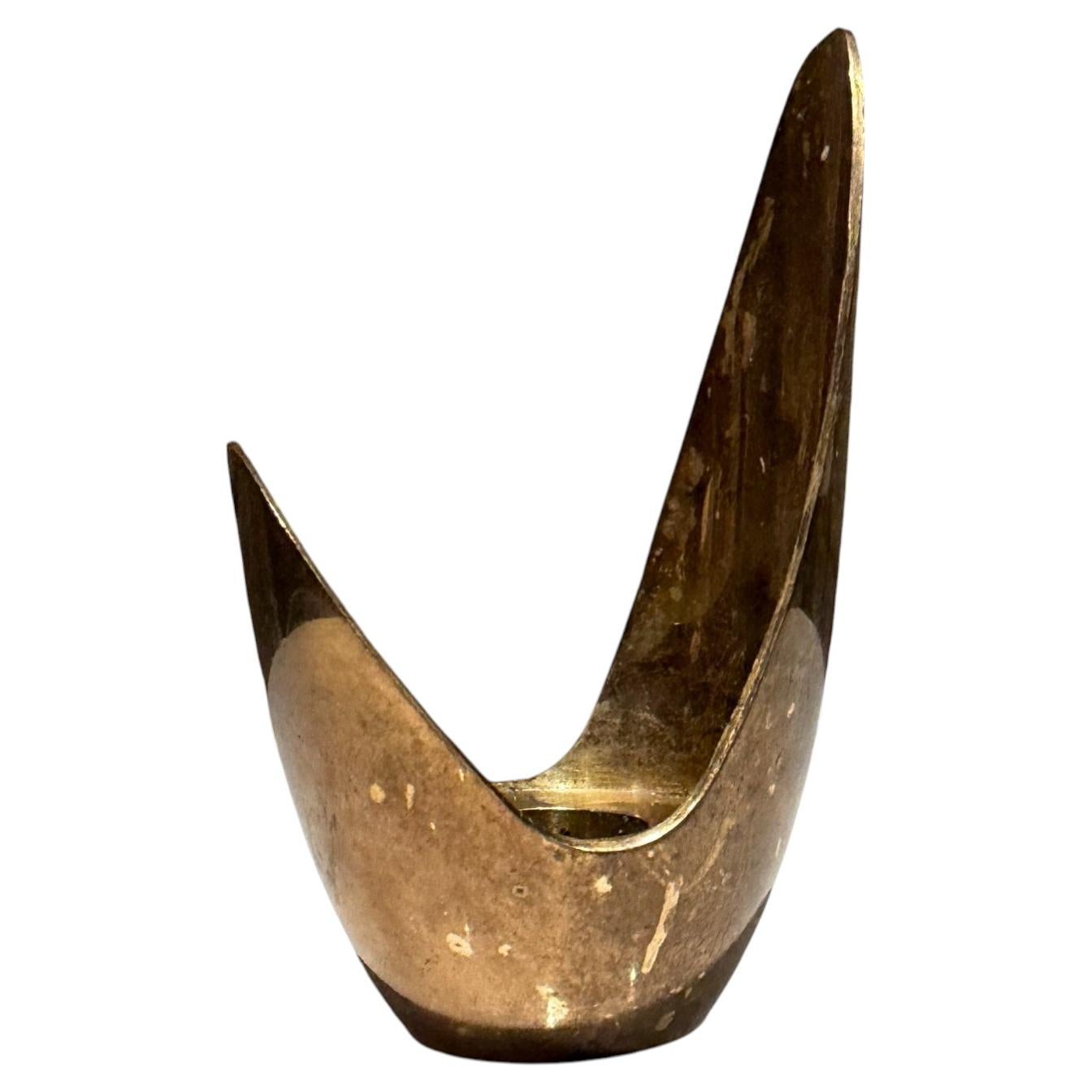 Un Portavelas Abstracto Moderno de Mediados de Siglo Estilo Schiaparelli