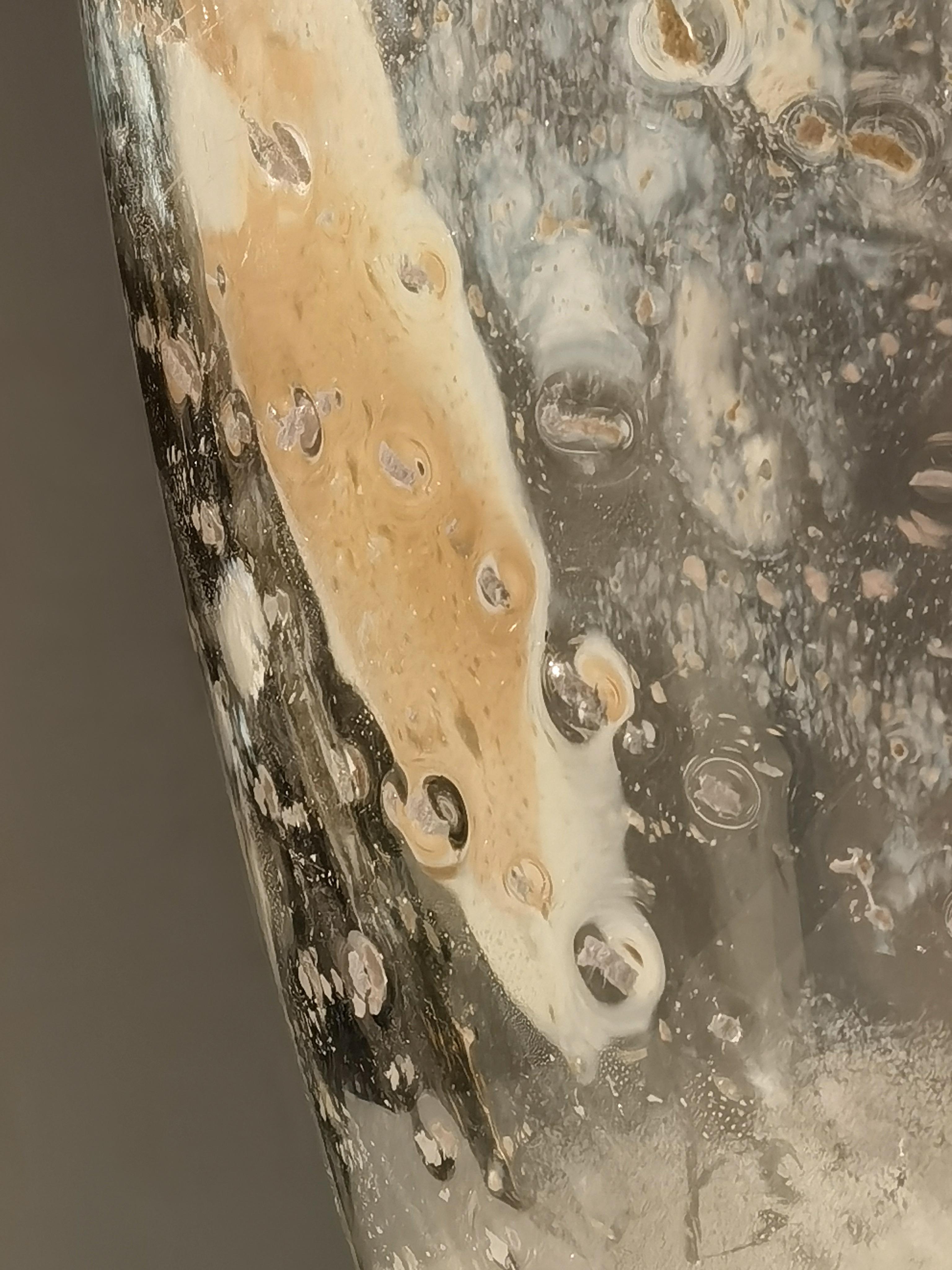 Italian A Huge ABSTRACT NEOCLASSICAL SHABBY-CHIC Blown Glass VASE, MURANO, ITALY 2000 For Sale