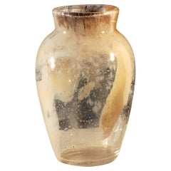 A Huge ABSTRACT NEOCLASSICAL SHABBY-CHIC Blown Glass VASE, MURANO, ITALY 2000