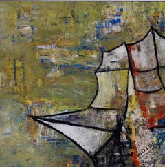 Abstract Representation of the Print Media on a Yellow Background, 1965