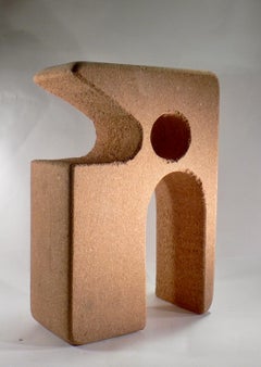 An abstract sculpture carved from cork - France - 2010