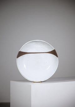 An Abstract Wall Ceramic Dish by Pyot Thiry Vallauris France 1970's