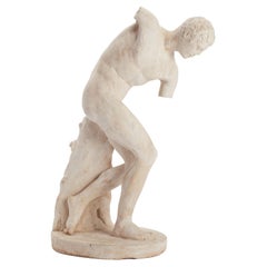 Academic Cast Depicting a Discus Thrower, Italy 1880