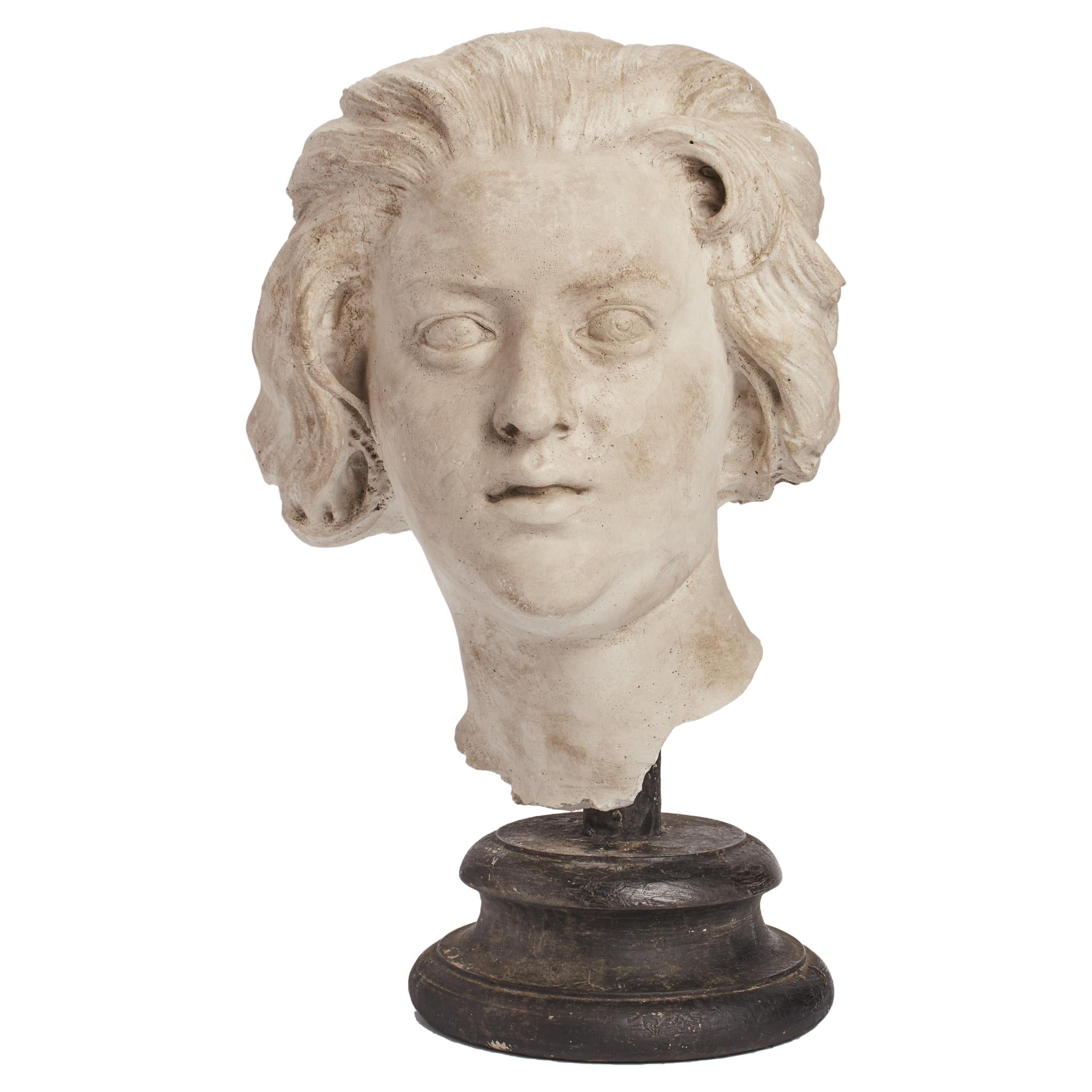 An academic cast depicting Costanza Bonarelli head by Bernini, Italy 1890. For Sale