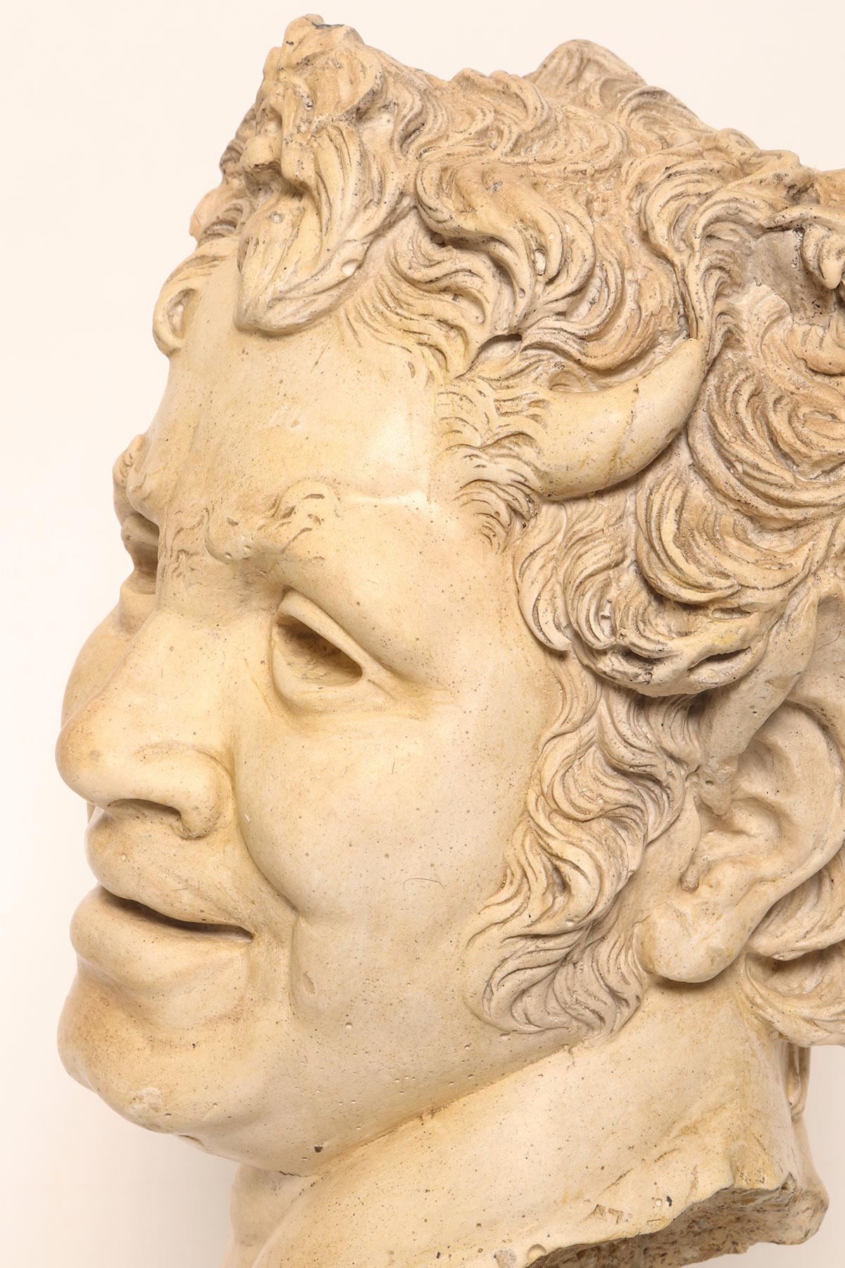 An academic cast depicting Furetti Centaur head, Italy 1890. For Sale 3