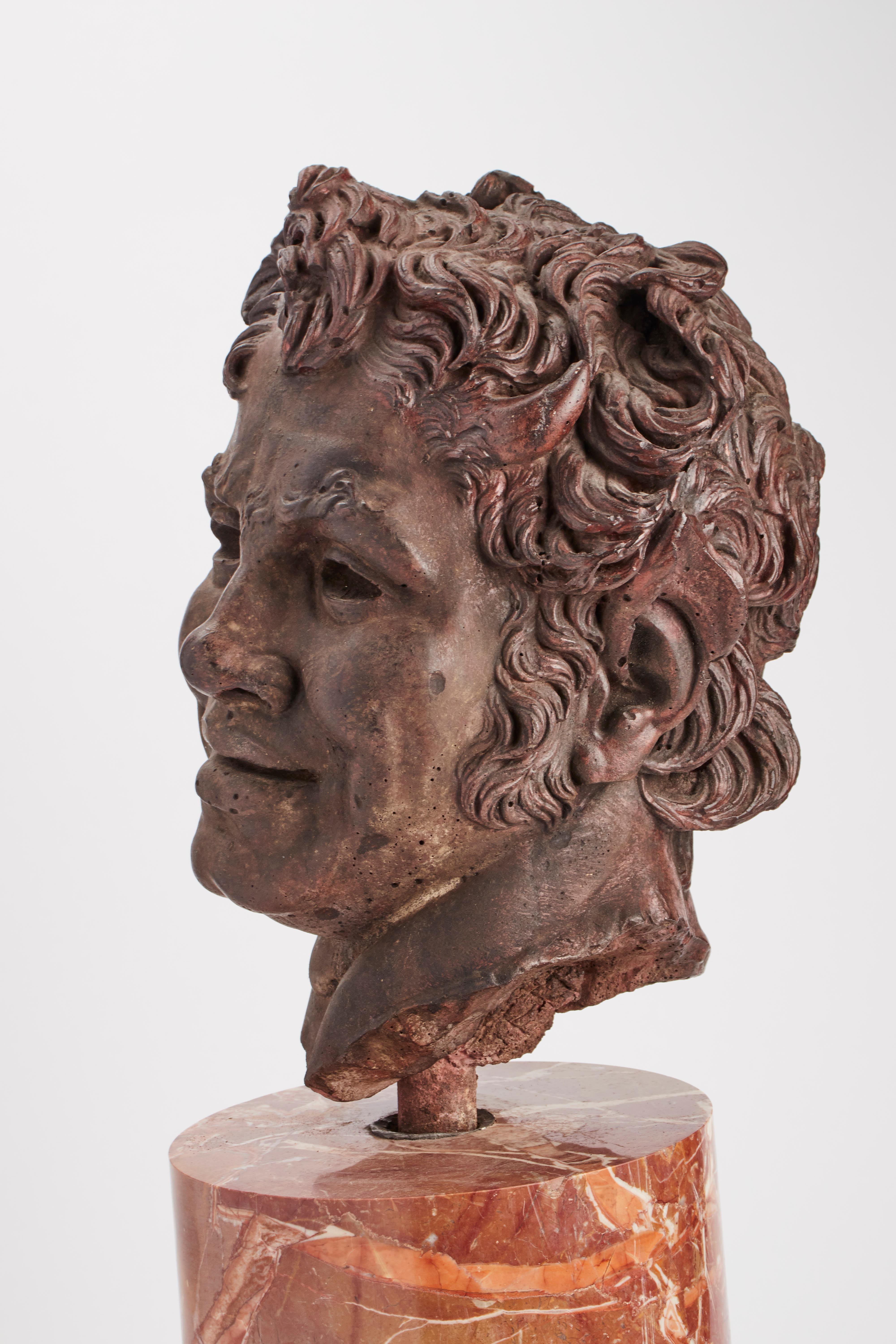 Late 19th Century Academic Cast Depicting Furietti Centaur Head, Italy 1890
