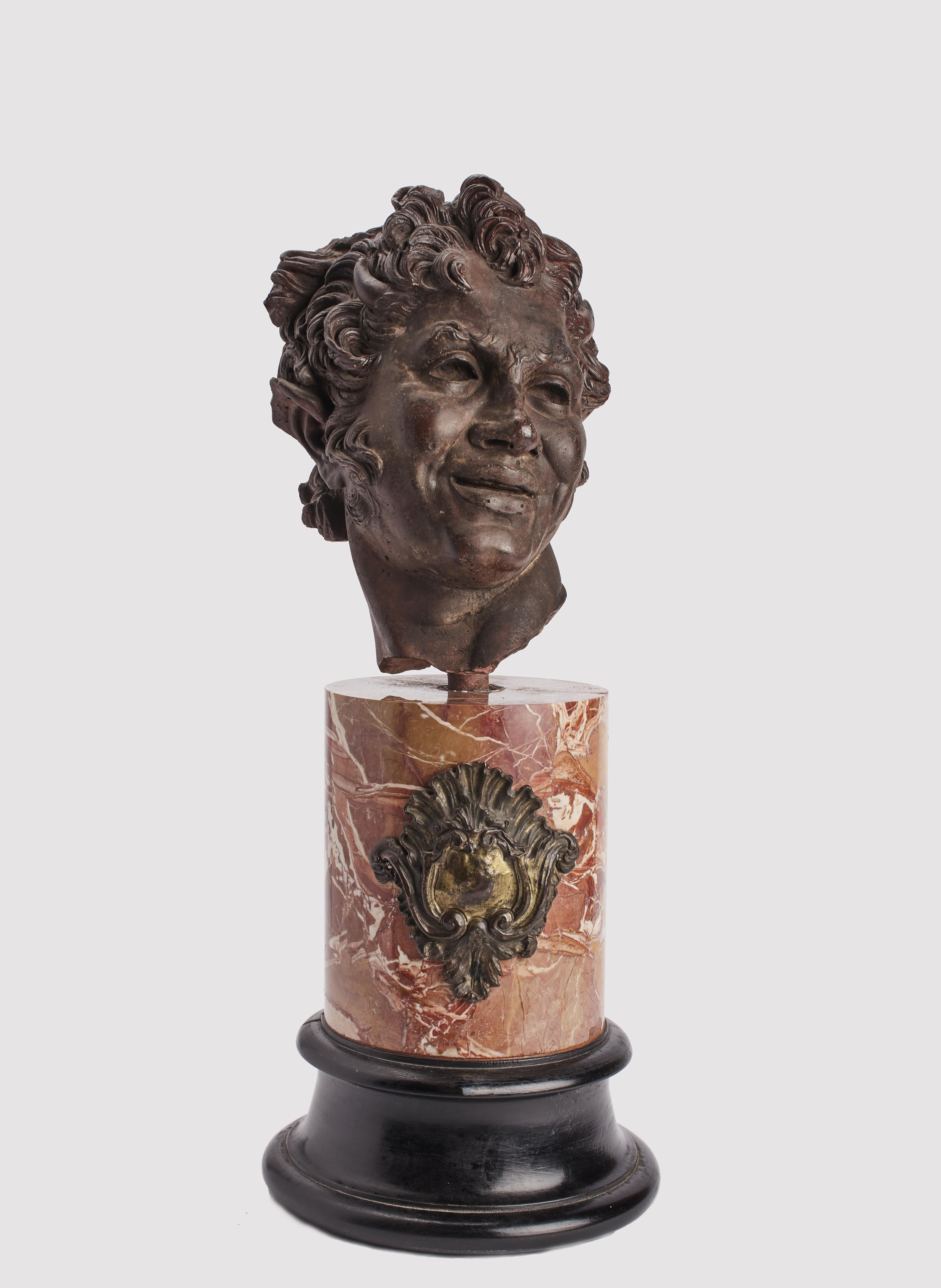 Marble Academic Cast Depicting Furietti Centaur Head, Italy 1890 For Sale
