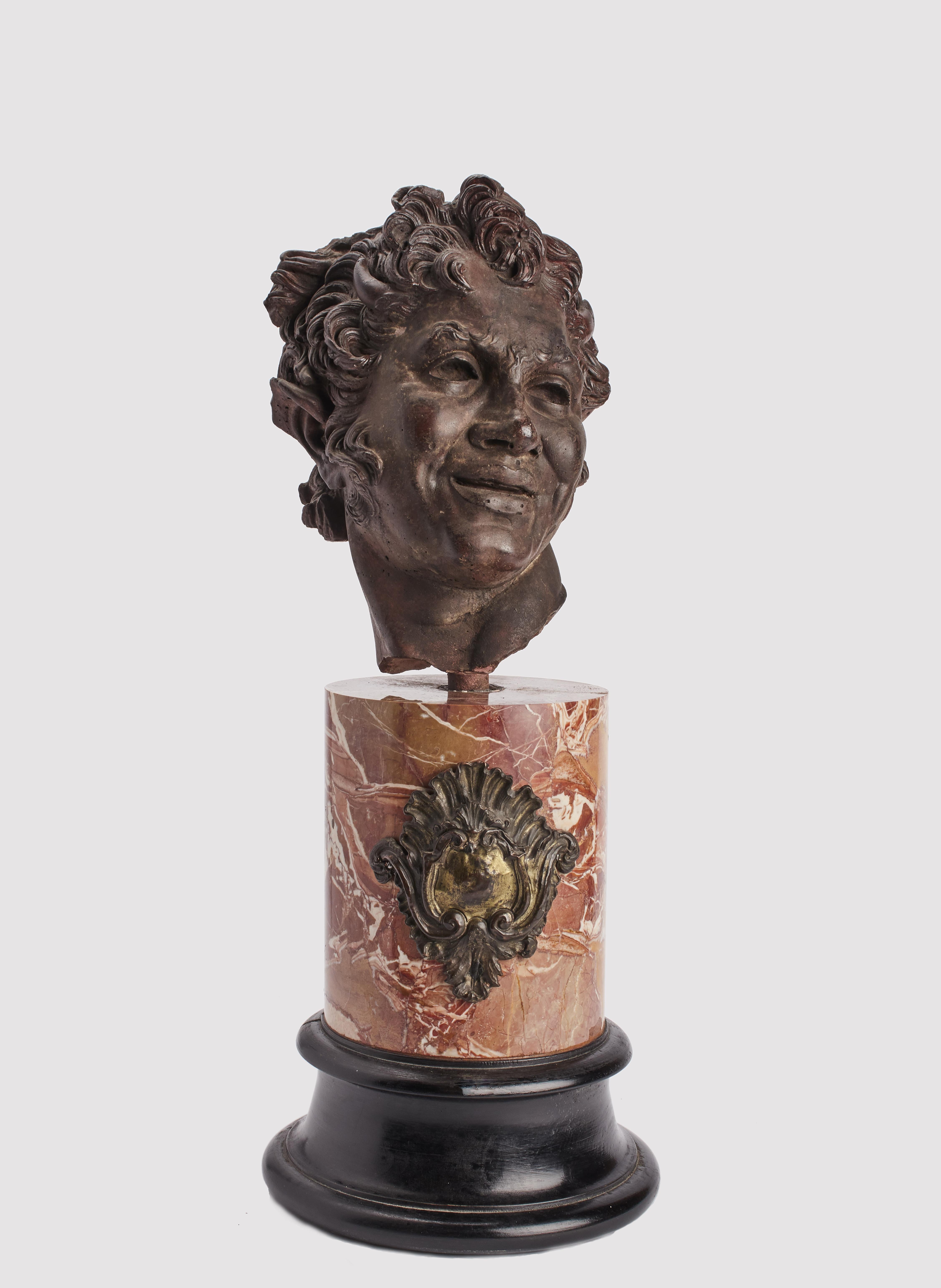 Marble Academic Cast Depicting Furietti Centaur Head, Italy 1890