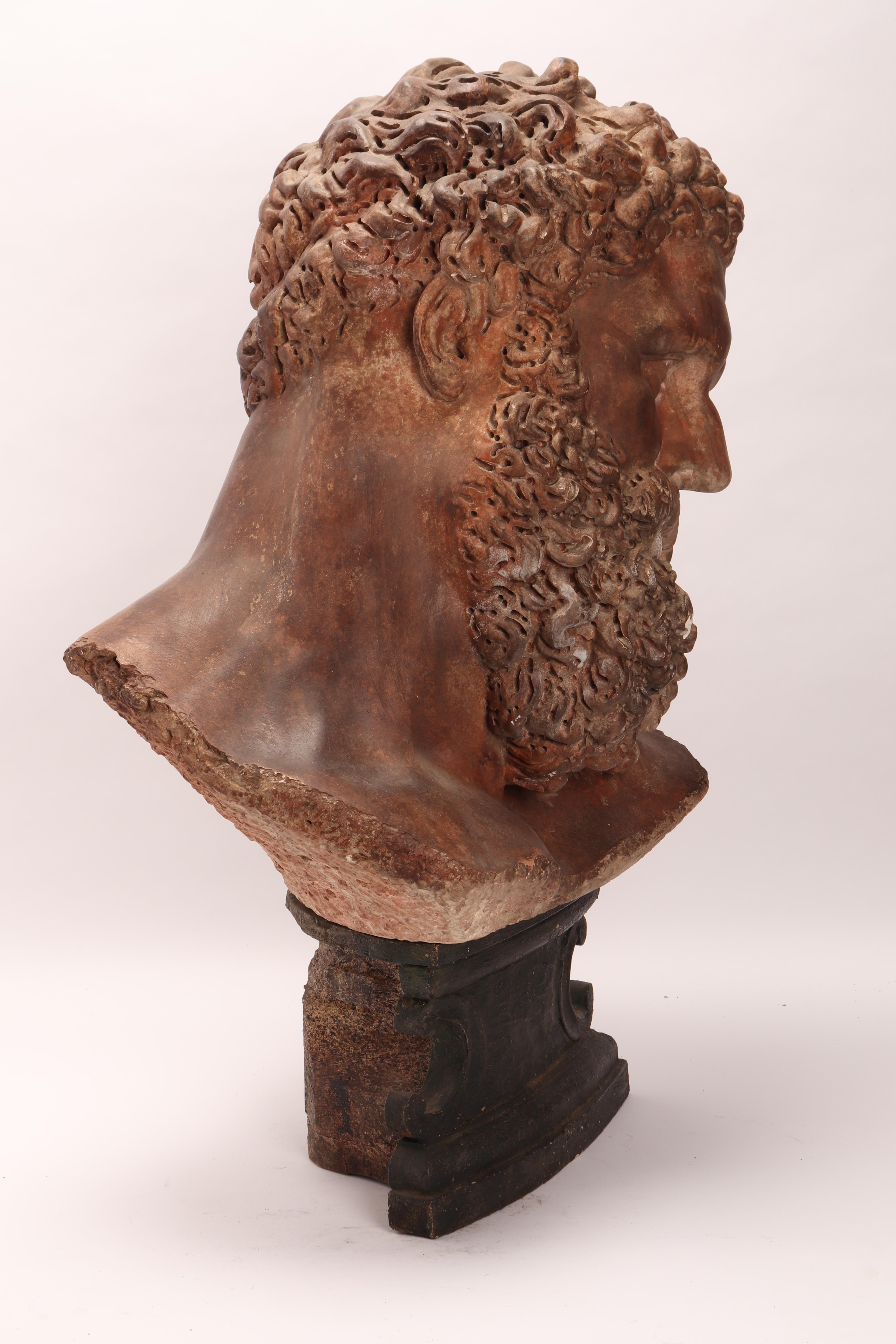 Late 19th Century Academic Cast Depicting Hercules Head, Italy, 1880