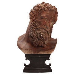Academic Cast Depicting Hercules Head, Italy, 1880