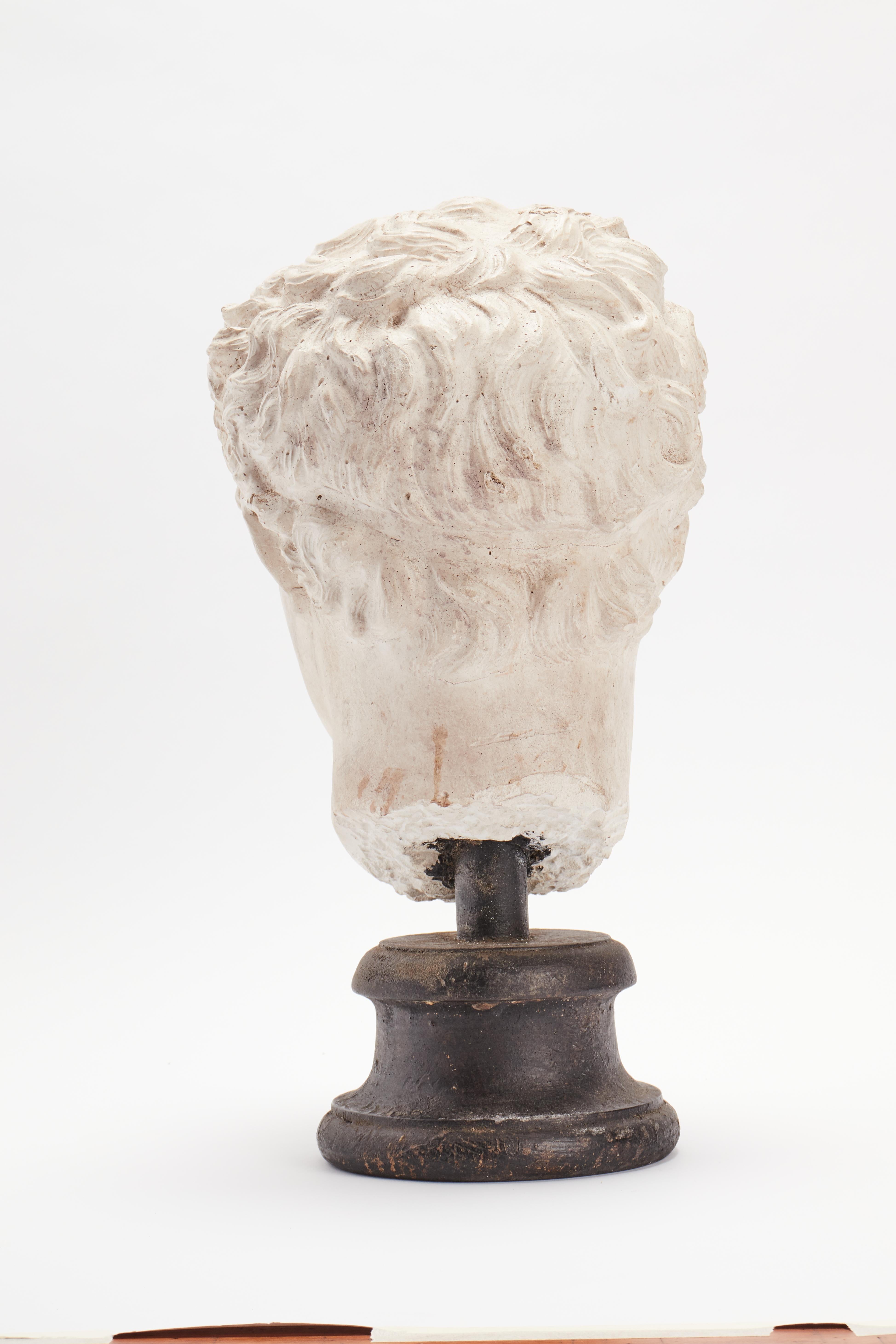 Italian Academic Cast Depicting Hermès Head, Italy, 1890