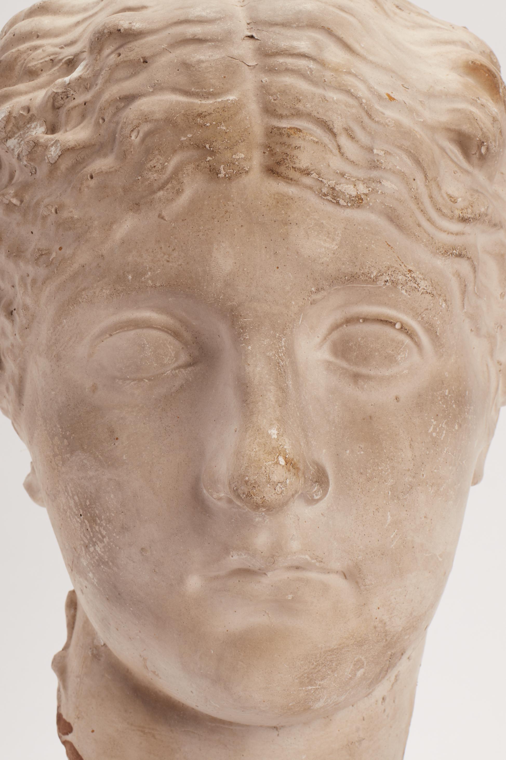 Late 19th Century Academic Cast of a Roman Women Head, Italy, 1890