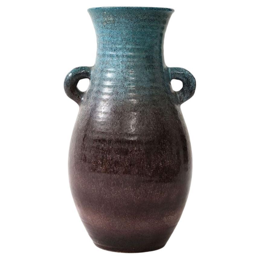 Accolay Pottery Jug with Handles For Sale