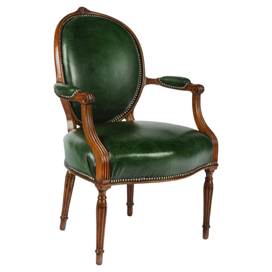 Un sillón del periodo Adam de la suite hecha para el duque de Newcastle en Clumber en venta