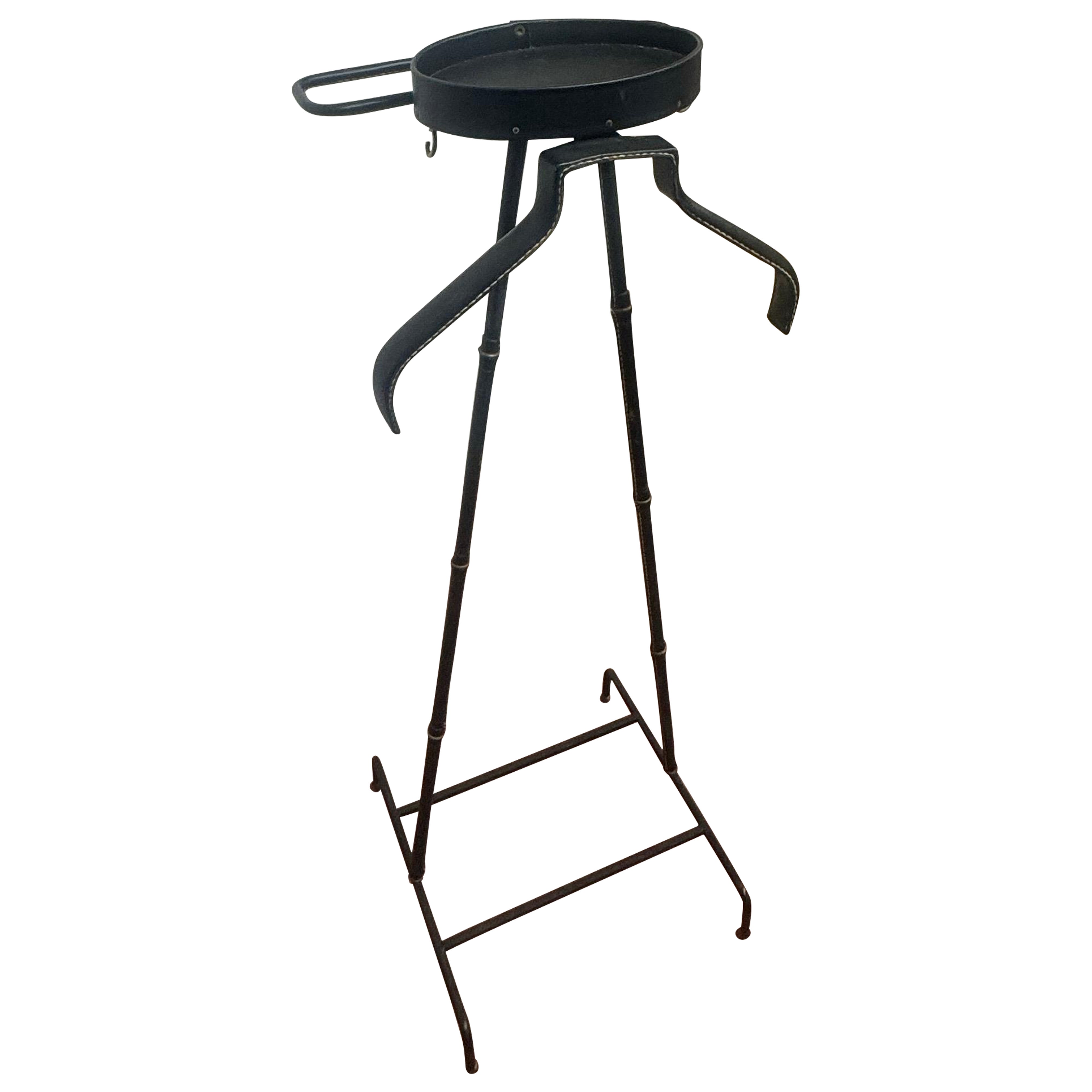 An Adnet clothes valet original leather