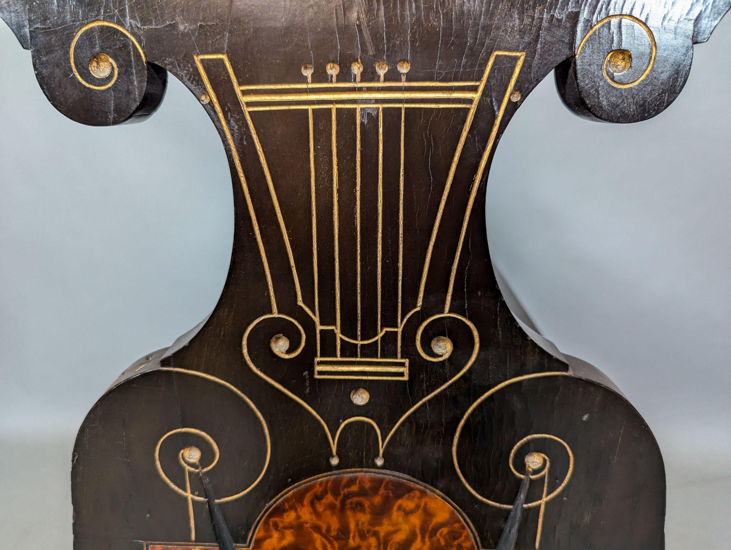 An Aesthetic Movement Amboyna and Ebonized Music Cabinet with gilt decoration For Sale 2